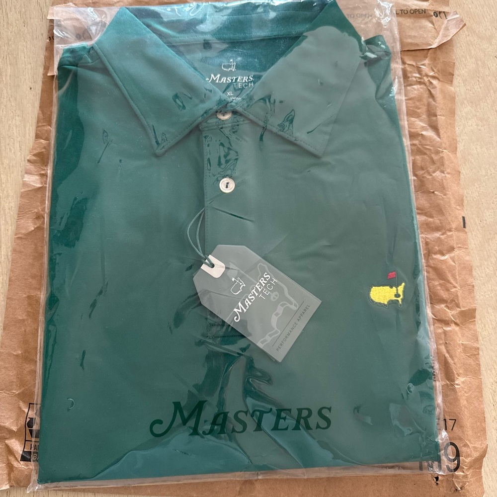 Masters Classic Green Polo Shirt - Picture 1 of 1
